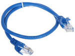 Patchcord UTP kat.5  0.5m NIEBIESKI