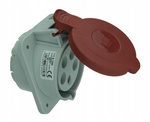 Gniazdo siłowe tablicowe 32A 5P 400V IP54 Pawbol B.1058