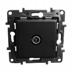 LEGRAND Niloe CZARNE Gniazdo antenowe TV zakończeniowe końcowe 863573