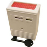 KD Przycisk napadowy CQR PASP1 Biały z kluczykiem