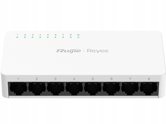 Switch sieciowy 8x RJ45 10/100/1000Mbps, niezarządzalny - Reyee by Ruijie