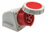 Gniazdo siłowe stałe 16A 5P 400V IP67 Pawbol B.1938 hermetyczne