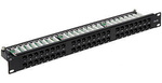 Rack 19 Patch panel 1U  UTP Cat.5e 48 portów