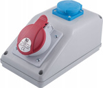 Rozdzielnica Pawbol B.325/1 R-BOX KOMPAKT 1x32A/5P 1x16A/250V z wył. 0/1