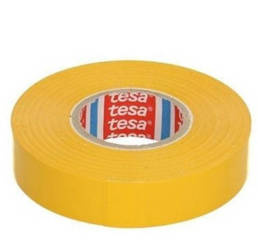 Taśma izolacyjna TESA 33m x 19mm ŻÓŁTA PREMIUM 04163-00003-07