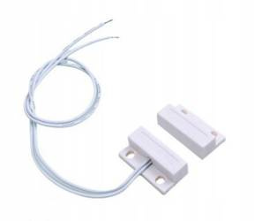 Kontaktron magnetyczny (ŚRODEk  33x7x9mm  BIAŁY)