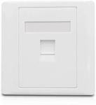 1 port panel pod gniazdo RJ45 86x86mm