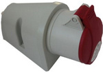 Gniazdo siłowe stałe 32A 5P 400V IP44 Pawbol B.1038