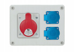 Rozdzielnica Pawbol B.1602 R-BOX 1x16A/5P 2x16A/250V IP44