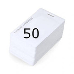 Karta 125kHz S0102N   1,8mm biała +NR +OTWÓR 50szt