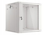 Rack 19" Szafa wisząca 12U 600x600x637 SZARA
