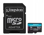 Karta microSDXC 64GB KINGSTON Canvas Go! Plus