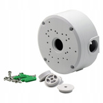 Puszka montażowa do kamer, uchwyt do kamer, uniwersalna 125x52mm, biała