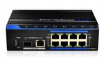 Switch  8+1 port UTEPO UTP7208E-POE-A1 INDUSTRIAL