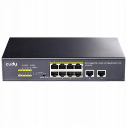 Switch PoE 8+2 10/100/1000Mbps 120W Cudy GS1010P