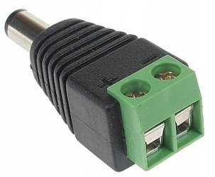 DC  10szt. Wtyk zasilania 5.5/2.1mm (mę)  