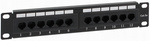 Rack 10 Patch panel 1U UTP Cat. 5e 12 portów