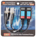 Konwerter BNC na skrętkę do kamer TVI CVI do 8Mpx