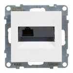 LEGRAND Suno BIAŁE Gniazdo komputerowe UTP 6 1xRJ45 KAT.6 721152