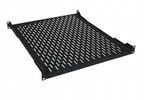 Rack 19 Półka 1U 550mm do 100kg BLACK