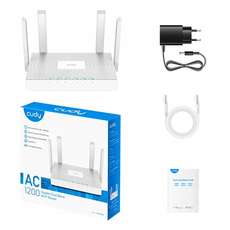 Router Cudy WR1300E 2.0 802.11ac (Wi-Fi 5)