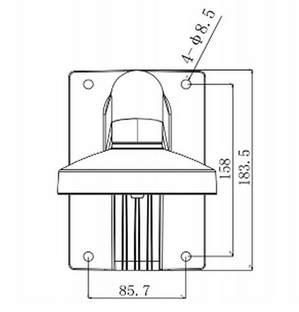 Uchwyt ścienny HIKVISION DS-1273ZJ-140 Black