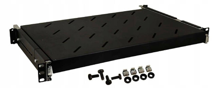 Rack 19 Półka 1U wysuwana L450 BLACK
