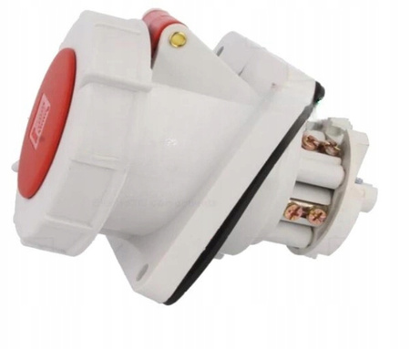 Gniazdo siłowe tablicowe 63A 5P 400V IP67 Pawbol B.1054 hermetyczne