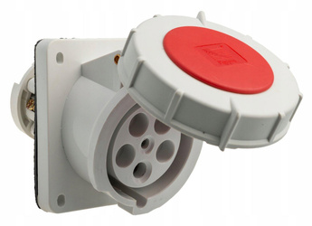 Gniazdo siłowe tablicowe 63A 5P 400V IP67 Pawbol B.1054 hermetyczne