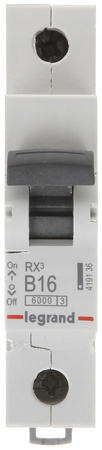 Legrand RX3 Wyłącznik nadprądowy 1P B16 419136