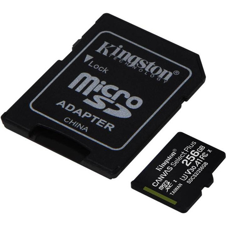 Karta microSD 256GB KINGSTONE Canvas Select Plus