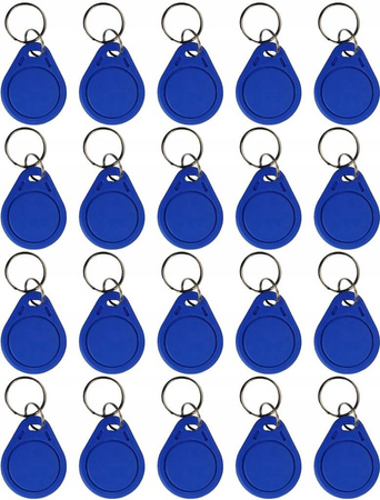 Brelok 125kHz S0103N-BE niebieski +NR20 sztuk