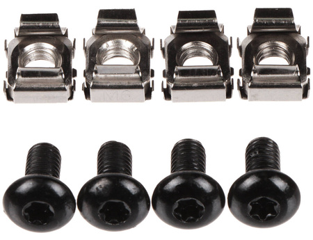 Rack 19 Półka 1U L275 głębokość 275mm CZARNA