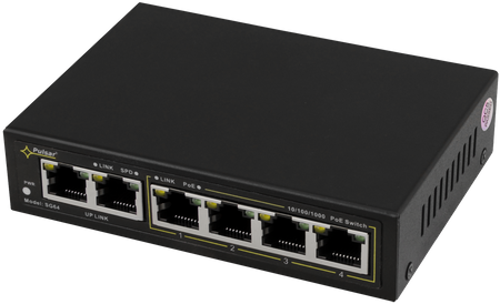 SWITCH GIGABIT POE 4+2 PULSAR SG64