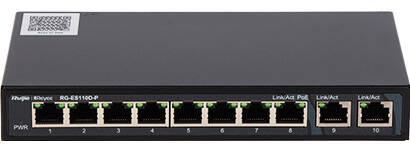 SWITCH POE 8-PORTOWY REYEE RG-ES110D-P