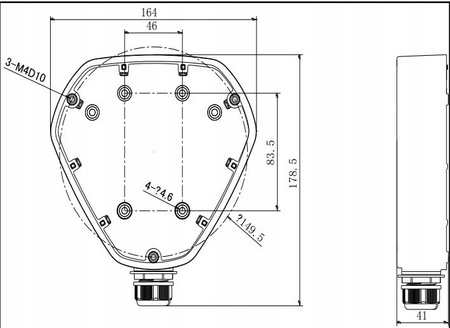Uchwyt Puszka HIKVISION DS-1280ZJ-DM25