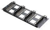 Rack 19 Organizator kabli 3U dla 15 modułów LSA
