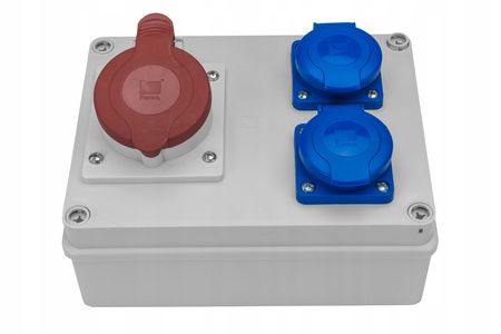 Rozdzielnica Pawbol B.1602 R-BOX 1x16A/5P 2x16A/250V IP44