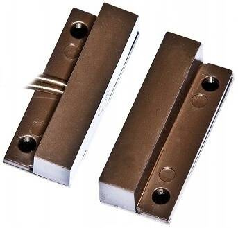 Kontaktron magnetyczny (ŚRODEK  33x7x9mm  BRĄZ)
