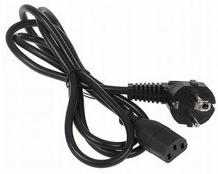 Przewód sieciowy zasilający 1.4m (prosty)