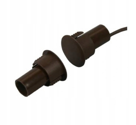 Kontaktron magnetyczny wpuszczany (30x19mm  BRĄZ)