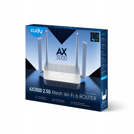 Router Cudy WR3000H 802.11ax (Wi-Fi 6)