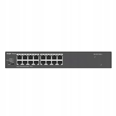 Switch 16x RJ45 100/1000Mbps, niezarządzalny - Reyee by Ruijie RG-ES116G-L