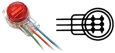 SZYBKOZŁĄCZE UR*P100 RED