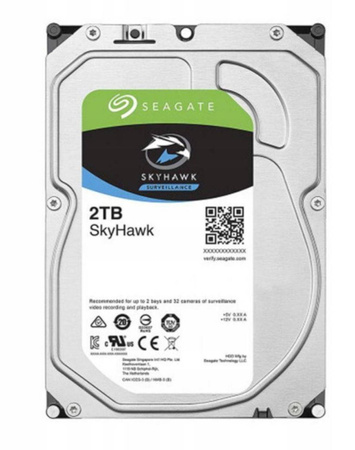 Dysk Twardy  2TB SEAGATE SkyHawk ST2000VX017