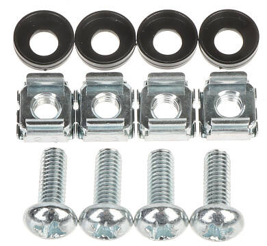 Śruby montażowe 4xM6 z koszykami