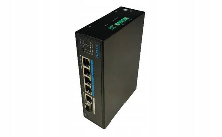 Przemysłowy 4-port POE+ switch UTEPO UTP6306TS-PSD