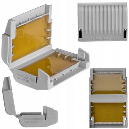 Żelowa osłona na zaciski przyłączeniowe Wago 207-1332 szary