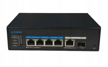 Przemysłowy 4-port POE+ switch UTEPO UTP6306TS-PSD