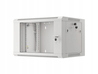 Rack 19 Szafa wisząca  6U 600x450x370 do zł SZARA